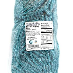 Gustaf's �T���[�u���[ ���Y�x���[ ���[�X�A2 �|���h�� (2 �p�b�N) Gustaf's Sour Blue Raspberry Laces, 2-Pound Bags (Pack of 2)