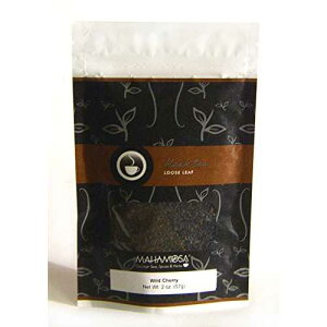 }nT Ch `F[ eB[ 2 IX - [Y[t̍guh Mahamosa Gourmet Teas, Spices & Herbs Mahamosa Wild Cherry Tea 2 oz - Loose Leaf Flavored Black Tea Blend