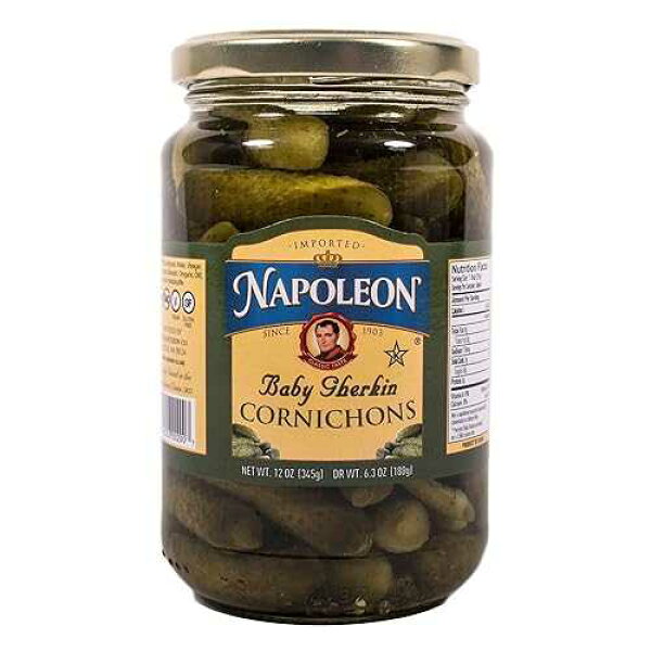 ナポレオン コルニション、12 オンス (12 個パック) Napoleon Cornichons, 12 Ounce (Pack of 12)