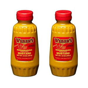 Weber`s v~Az[XfBbV }X^[h XNC[Y {g (2) 12 IX Rei Weber's Weber`s Premium Horseradish Prepared Mustard Squeeze Bottle (2) 12 Oz. Containers