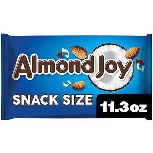 Almond Joy Coconut and Chocolate Snack Size Candy Bars Individually Wrapped Bag, 11.3 Oz