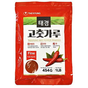 eM y[Xgp`pE_[ (זځA1LB) - ؍̃R`KBAWAp̃bhybp[XpCXBMSGt[B Taekyung Chili Powder For Paste (Fine, 1LB) - Korean Gochugaru. Red Pepper Spice Se