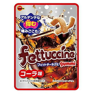 Bourbon Japan Fettuccine Gummi Gummy Chewy Candy Cola Flavor, 1.76 Ounce