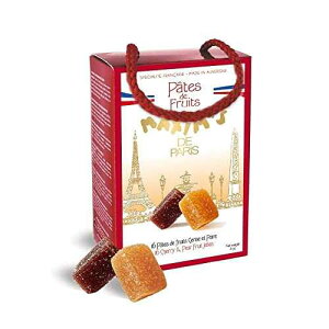 }LV h p t` t[c [[ (t[c y[Xg) m & `F[ 16  4IX Maxim's de Paris French Fruit Jellies (Fruit Pastes) Pear & Cherry 16 Pieces 4oz
