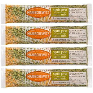 }jVBbc X[v~bNX Xvbgs[ (4pbN) Manischewitz Soup Mix Split Pea (4 Pack)