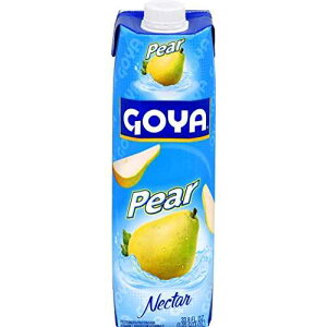 Goya Foods �y�A�l�N�^�[�A33.8 �t�ʃI���X (12 �p�b�N) Goya Foods Pear Nectar, 33.8 Fl Oz (Pack of 12)
