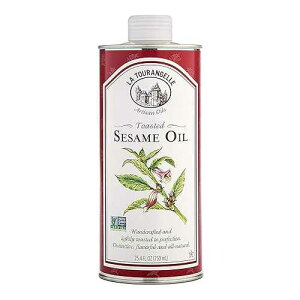 La Tourangelle, ĂܖAɍœKA˗ށAuߕA؁ArlObg\[XA}lɉĖ{iIȃAWAɁA25.4 tʃIX La Tourangelle, Toasted Sesame Oil, Great for Cooking, Add to Noodles