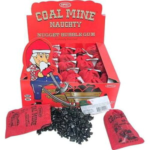 �R�[���}�C�� �m�[�e�B �u���b�N �i�Q�b�g �o�u���K�� 24 �p�b�N Espeez Coal Mine Naughty Black Nugget Bubblegum 24 Packs