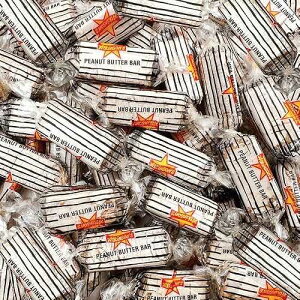 CRAZYOUTLET Atkinson's Peanut Butter Candy Bars - 2 Pound Bulk Pack (About 140 Count) - Individually Wrapped