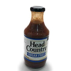 Head Country �V���K�[�t���[ �o�[-BQ �\�[�X �V���K�[�t���[ �O���e���t���[ 17.5 �I���X Head Country Sugar Free Bar-B-Q Sauce Sugar Free Gluten Free 17.5 oz