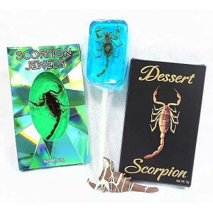 HpXR[sI LfB oh - `R[gŕꂽ 3 ` 1 ̃pbNALfB WG 1 Az 1  (et[o[) - CZXXebJ[t Hotlix Edible Scorpion Cand