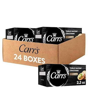 Carr's Table Water Crackers, Original, 2.2oz (24 Count)