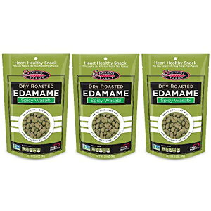 Seapoint Farms hC[Xg}A킳сA3.5IX|[`i3pbNj Seapoint Farms Dry Roasted Edamame, Wasabi, 3.5-Ounce Pouches (Pack of 3)