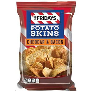 TGI Friday's 4 oz Cheddar & Bacon Potato Skins Chips (3 Bags) TGI FRIDAYS TGI Friday's 4 oz Cheddar & Bacon Potato Skins Chips (3 Bags)