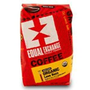 CR[GNX`FW I[KjbNR[q[ uoY 10IX pbNꂽS Equal Exchange Organic Coffee Love Buzz 10 oz. packd Whole Bean