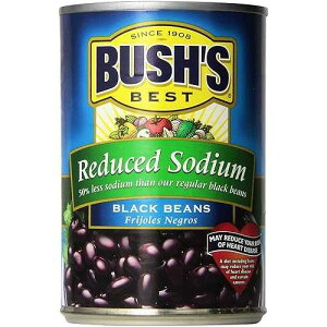 Bush's A15 IXA3 pbN Bush's Best Bush's Reduced Sodium Black Beans, 15 oz, 3 pk