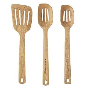 Jt@ 3s[X ؐXv[^[i[Zbg Calphalon 3-pc. Slotted Wood Spoon & Turner Set