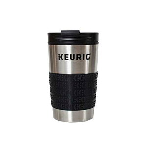 Keurig gx}O K-Cup |bhR[q[[J[ɓKA1 JEg (1 pbN)AXeXX`[ Keurig Travel Mug Fits K-Cup Pod Coffee Maker, 1 Count (Pack of 1), Stainless Steel
