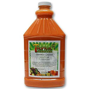 XbV[ ~bNXAgsJ ZZ[VYA64 IX {g (IW N[) Slushie Mix, Tropical Sensations, 64 oz bottle (Orange Cream)