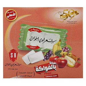 VEB `[CK (t[c) t[o[ 100 pbN x 2  10.2 IX (290 g) Sharawi Chewing Gum (Fruit) Flavor 100 Packs x 2Pcs 10.2 oz, (290 g)