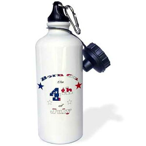 3dRose Wisconsin State Flag in The Outline Map & Letters for Wisconsin Sports Water Bottle, 21 oz, Brown