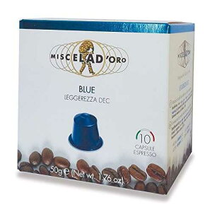 Miscela d'Oro Espresso - lXvb\݊JvZ - tP[X - ׂẴuh (u[fJtF) Miscela d'Oro Espresso - Nespresso Compatible Capsules - Full Case - All blends (Blue Decaf)
