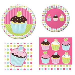 Â ap[eB[ oh JbvP[L fUC fBi[ fU[g v[g fBi[ hN ivL T[rX 16  Generic Sweet Treats Birthday Party Bundle Cupcake Design Dinner Dess