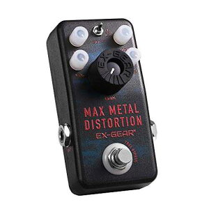 EX GEAR Max Metal fBXg[V GLM^[ GtFN^[ y_ EX GEAR Max Metal Distortion Electric Guitar Effects Pedal