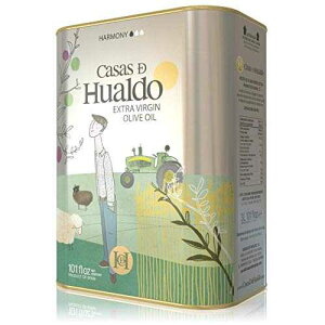Casas de HualdoAn[j[AGLXgo[W I[uICA3 bg (1 pbN) CDEH CASAS DE HUALDO Casas de Hualdo, Harmony, Extra Virgin Olive Oil, 3 Liter (Pack of 1)
