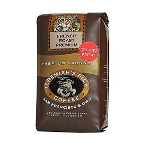 t` [Xg - hbvp҂R[q[ - 10IXAJtFC Jeremiah's Pick Coffee Co. French Roast - Ground Coffee for Drip - 10oz, Caffeinated