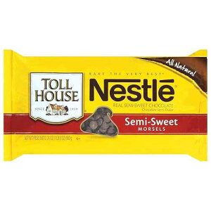 lX g[ nEX Z~XC[g `R[g [ZA24 IX pbP[W (12 pbN) Nestle Toll House Semi Sweet Chocolate Morsels, 24-Ounce Packages (Pack of 12)