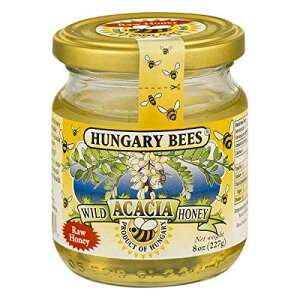 �n���K���[�~�c�o�`�A�n�j�[���C���h�A�J�V�A�A8.8�I���X Hungary Bees, Honey Wild Acacia, 8.8 Ounce