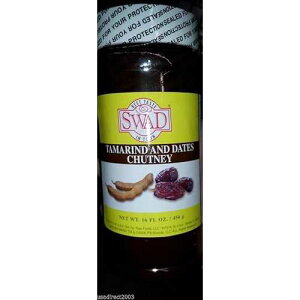 Indian Groceries�A�X���b�h �^�}�����h & �i�c�����V �`���c�l - 16 �I���X�A456g�B Indian Groceries, Swad Tamarind & Dates Chutney - 16oz., 456g.