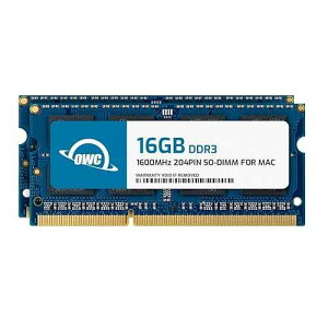 OWC 32GB (2x16GB) 1600MHz DDR3 SO-DIMM PC3-12800 204Pin SO-DIMM CL9 Memory RAM Upgrade Module Compatible with 2015 iMac, 27-inch, Model ID:iMac17,1 (OWC1600DDR3S32P)