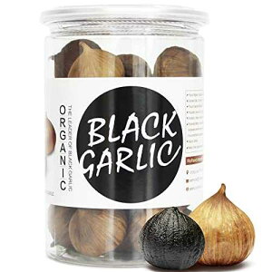 RioRand ɂɂ 320g 90 ԏnۂƍɂɂ ɂɂr 0.7 |h RioRand Black Garlic 320g Whole Black Garlic Aged for Full 90 Days Black Garlic Jar 0.7 Pounds
