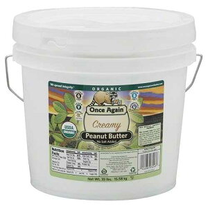 Once Again I[KjbN N[~[ s[ibc o^[A - 35 |h Once Again Organic Creamy Peanut Butter, Unsalted - 35 lbs
