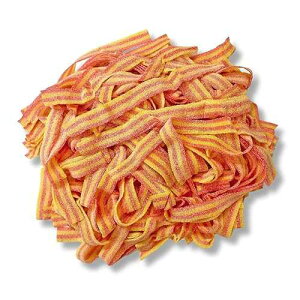 Sour Power Premium Candy Belts, Strawberry/Banana, 6.6 lb