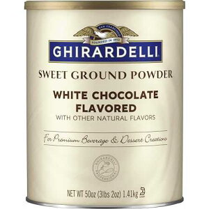 Ghirardelli Sweet Ground White Chocolate Flavor Powder, 3.12 lbs.