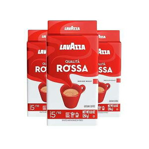 Lavazza Qualita Rossa, 8.8 oz Brick, Ground (Pack of 3)