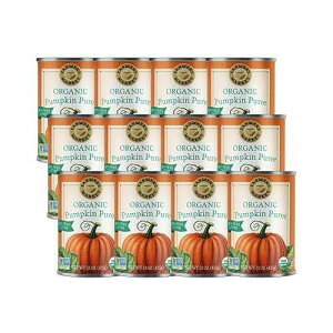 Farmer's Market Foods Canned Organic Pumpkin Puree, 15 Ounce (Pack of 12)