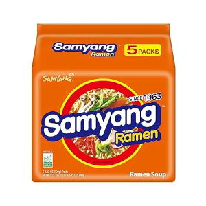 Samyang Ramen Korean Noodle Soup, 4.23 oz (Pack of 5)