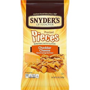Snyder's of Hanover, Cheddar Cheese Pretzel Pieces, 12oz Bag (Pack of 3) Meiji Snyder's of Hanover, Cheddar Cheese Pretzel Pieces, 12oz Bag (Pack of 3)