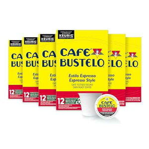 Cafe Bustelo Espresso Style Dark Roast Coffee, 72 Count Keurig K-Cup Pods Cafe Bustelo Caf Bustelo Espresso Style Dark Roast Coffee, 72 Count Keurig K-Cup Pods