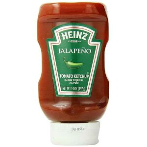 Heinz Blended Real Jalapeno Tomato Ketchup, 14 Oz, Pack of 6