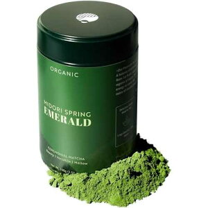 Midori Spring Organic Authentic Japanese Ceremonial Matcha Powder Emerald, USDA Organic, Kosher, Vegan