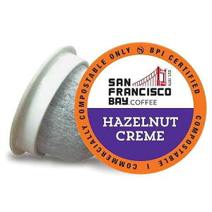 San Francisco Bay Compostable Coffee Pods - Hazelnut Creme (80 Ct) K Cup Compatible including Keurig 2.0, Flavored, Medium Roast San Francisco Bay Compostable Coffee Pods - Hazelnut Cr me (80 Ct) K Cup Compatible