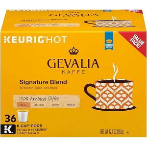 Gevalia Signature Blend Mild Roast K-Cup Coffee Pods (36 Pods)