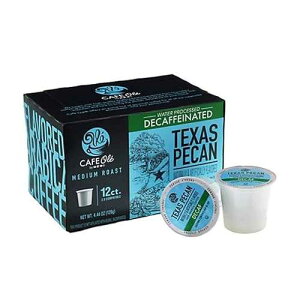 Cafe Ole Texas Pecan DECAF k-cup coffee 12. cts. (Pack of 2)