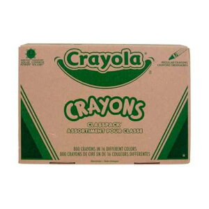 Crayola Bulk Crayon Classpack - 800ct (16 Colors), Bulk Teacher Supplies & Classroom Essentials for School, Arts & Crafts Crayons for Kids, Ages 3, 4, 5