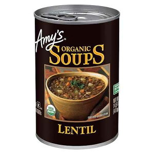 Amy's Soup, Vegan, Gluten Free, Organic Lentil, 14.5 Ounce